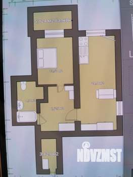 Студия квартира, вторичка, 57м2, 10/10 этаж