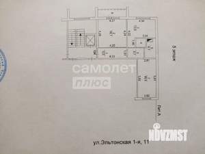 2-к квартира, вторичка, 64м2, 5/10 этаж