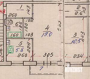 2-к квартира, вторичка, 44м2, 2/5 этаж