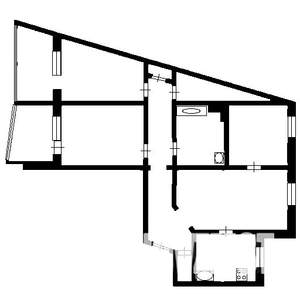 4-к квартира, вторичка, 83м2, 9/9 этаж