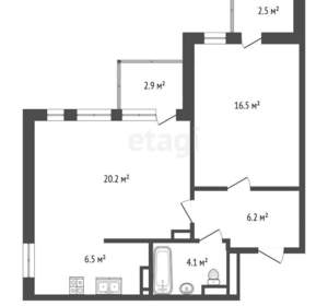 2-к квартира, вторичка, 53м2, 3/9 этаж