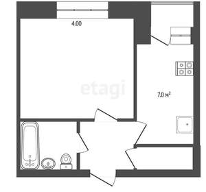 1-к квартира, вторичка, 30м2, 7/9 этаж