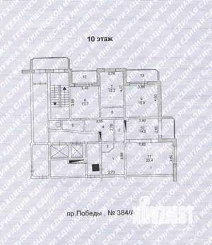 4-к квартира, вторичка, 105м2, 10/17 этаж