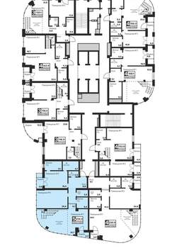 4-к квартира, вторичка, 234м2, 26/29 этаж