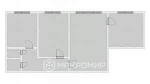 3-к квартира, вторичка, 53м2, 4/5 этаж