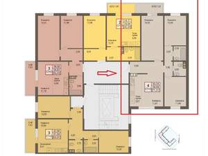 3-к квартира, вторичка, 71м2, 4/10 этаж