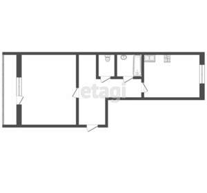 1-к квартира, вторичка, 48м2, 5/10 этаж