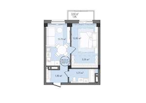 2-к квартира, вторичка, 48м2, 11/24 этаж