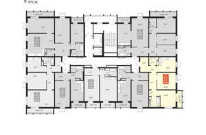 2-к квартира, вторичка, 57м2, 9/15 этаж