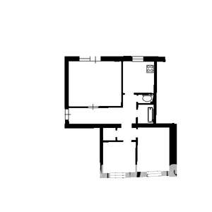 3-к квартира, вторичка, 67м2, 1/5 этаж