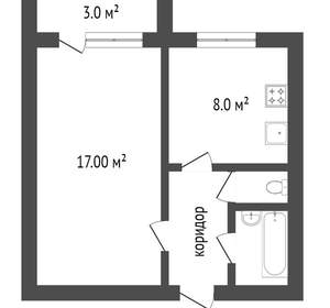 1-к квартира, вторичка, 33м2, 10/10 этаж