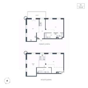 2-к квартира, вторичка, 170м2, 1/8 этаж