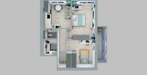 3-к квартира, вторичка, 62м2, 7/25 этаж