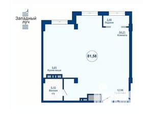 3-к квартира, вторичка, 82м2, 11/25 этаж