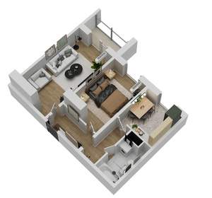 2-к квартира, вторичка, 48м2, 16/18 этаж
