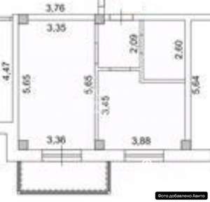 1-к квартира, вторичка, 40м2, 3/17 этаж