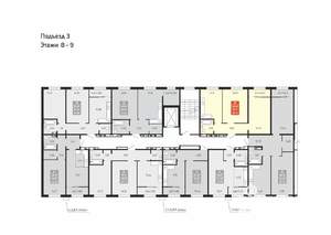 2-к квартира, вторичка, 57м2, 8/10 этаж