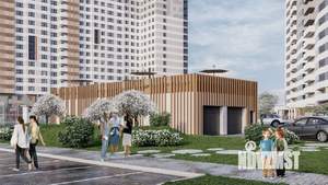 1-к квартира, строящийся дом, 33м2, 5/23 этаж