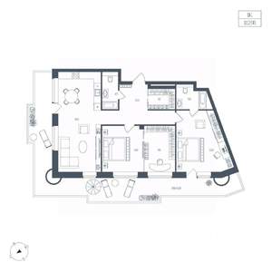 1-к квартира, вторичка, 113м2, 4/7 этаж