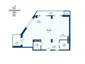 1-к квартира, вторичка, 94м2, 15/24 этаж