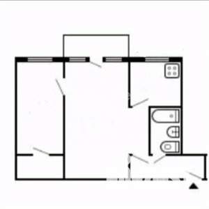 2-к квартира, вторичка, 46м2, 2/5 этаж