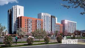 1-к квартира, строящийся дом, 38м2, 3/16 этаж