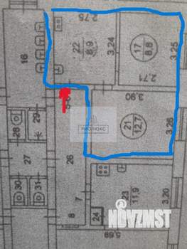 2-к квартира, вторичка, 30м2, 5/6 этаж