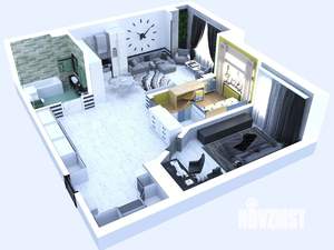 3-к квартира, вторичка, 82м2, 6/25 этаж