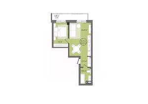 1-к квартира, вторичка, 50м2, 3/24 этаж