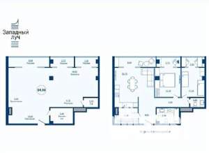 1-к квартира, вторичка, 85м2, 7/23 этаж