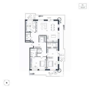 2-к квартира, вторичка, 189м2, 8/10 этаж