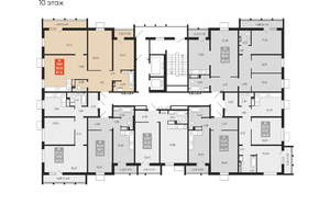 3-к квартира, вторичка, 84м2, 10/15 этаж