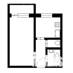 1-к квартира, вторичка, 33м2, 8/9 этаж