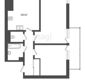 2-к квартира, вторичка, 56м2, 7/27 этаж