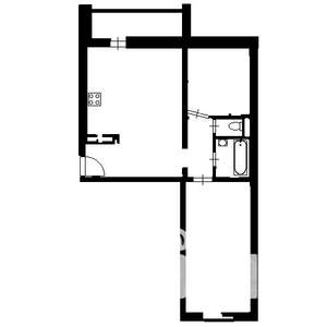 3-к квартира, вторичка, 56м2, 8/17 этаж