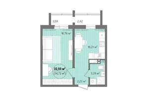 1-к квартира, вторичка, 37м2, 6/16 этаж