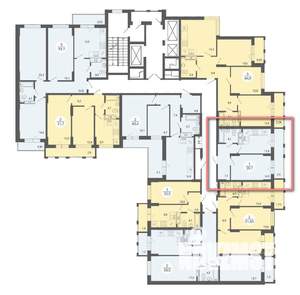 1-к квартира, вторичка, 41м2, 14/25 этаж