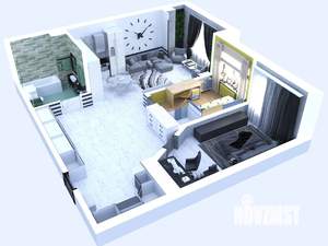 3-к квартира, вторичка, 82м2, 7/25 этаж