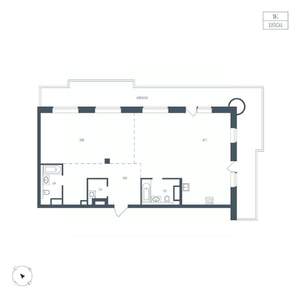 1-к квартира, вторичка, 119м2, 4/10 этаж