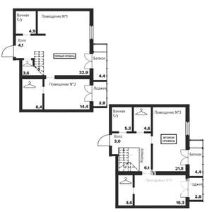 3-к квартира, вторичка, 133м2, 26/29 этаж