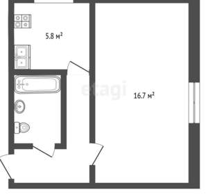 1-к квартира, вторичка, 34м2, 10/10 этаж