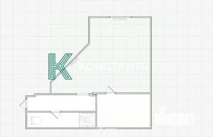 1-к квартира, вторичка, 29м2, 2/3 этаж