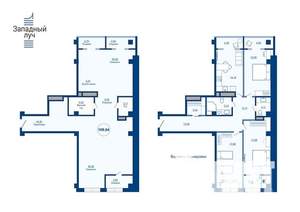 4-к квартира, вторичка, 110м2, 4/23 этаж