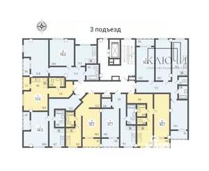 1-к квартира, вторичка, 38м2, 8/9 этаж