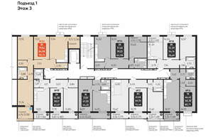 3-к квартира, вторичка, 86м2, 3/10 этаж
