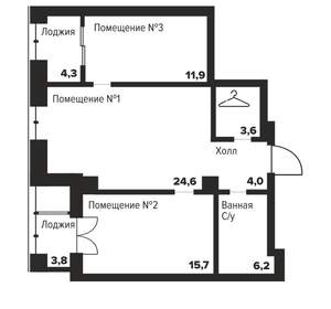 2-к квартира, вторичка, 70м2, 5/29 этаж