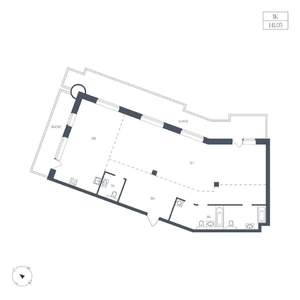 1-к квартира, вторичка, 141м2, 3/9 этаж