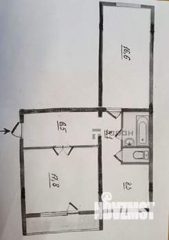 2-к квартира, вторичка, 56м2, 10/10 этаж