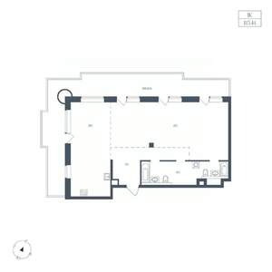 1-к квартира, вторичка, 115м2, 4/8 этаж