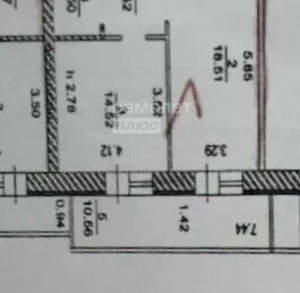 1-к квартира, вторичка, 41м2, 4/9 этаж